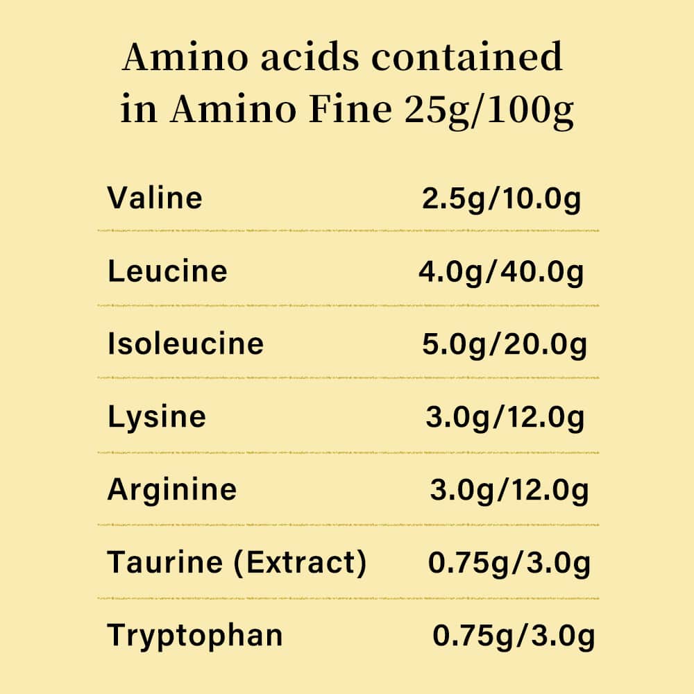 Amino Fine Amino Acid Supplement 25 g thumb 4